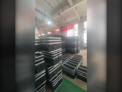 10u 4U ABS حافظة رف ضحلة مع عجلات علوية ومقبض جانبي