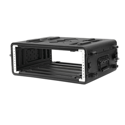 PE 15 &quot;عمق 3U Flight Rack Case أسود REACH 220 لجهاز استقبال الميكروفون