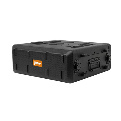 PE 15 &quot;عمق 3U Flight Rack Case أسود REACH 220 لجهاز استقبال الميكروفون