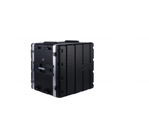 2 مقابض حمل 19 بوصة جراب رف ABS 12U أقفال تويست × 4