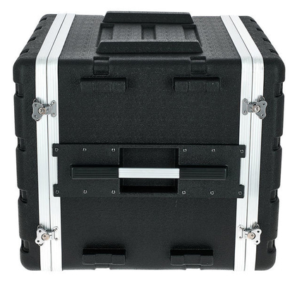 10U 19 بوصة ABS Amp Rack Flight Case Heavy Duty Twist Latches
